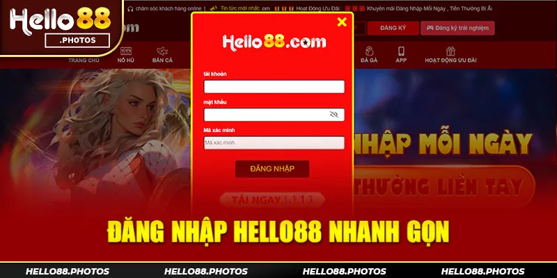 Cách đăng ký đăng nhập Hello88 mới nhất 2025