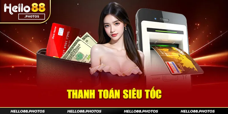 Phần trăm trả thưởng hậu hĩnh cùng thanh toán siêu tốc