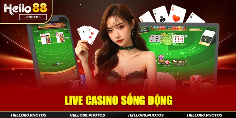 Live Casino xanh chín với dàn deadler xinh đẹp 
